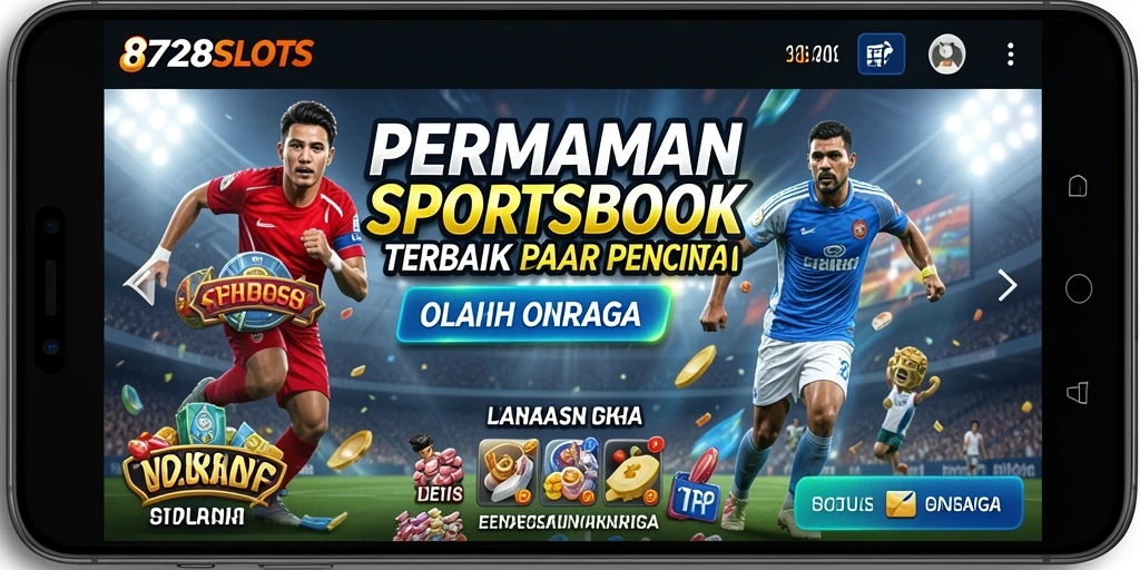 Tampilan gameplay seru dari 8728SLOTS dalam taruhan olahraga.