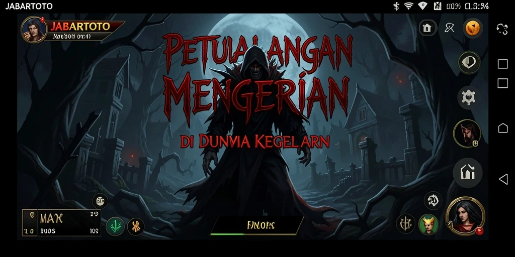 Tangkapan layar gameplay dari <strong>JABARTOTO</strong> menunjukkan suasana Horror yang menyeramkan.