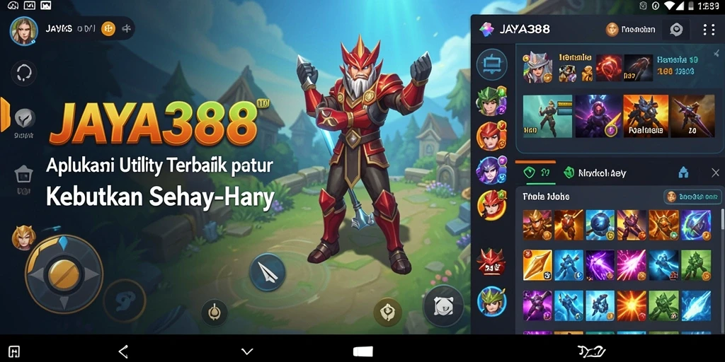 Tampilan antarmuka aplikasi JAYA388 yang modern dan ramah pengguna.