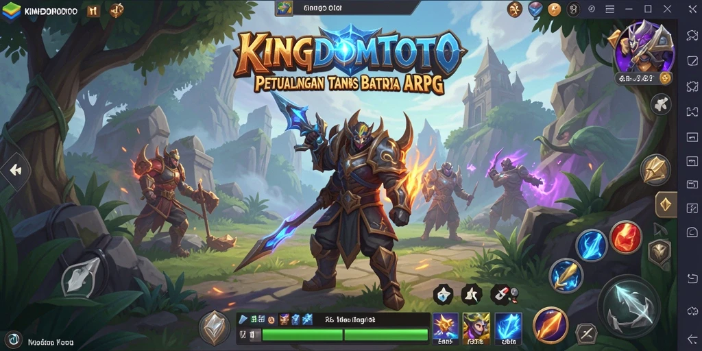 Tampilan gameplay KINGDOMTOTO yang menegangkan dan penuh aksi.