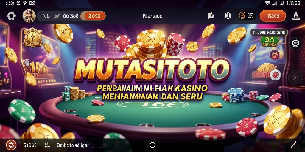 Tampilan gameplay seru MUTASITOTO dengan berbagai pilihan permainan Kasino.