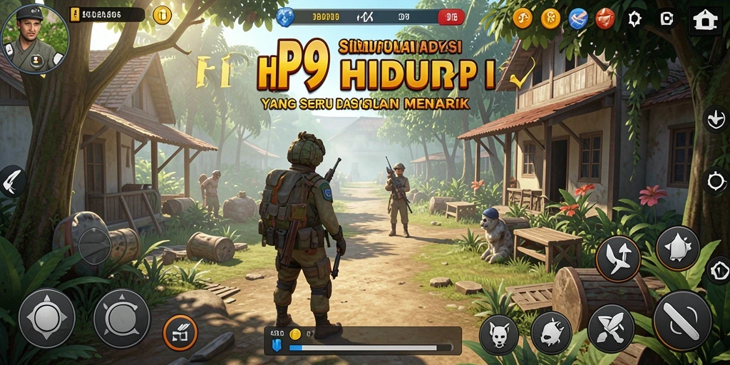 Screenshot gameplay RP99 menampilkan simulasi kehidupan yang mendalam.